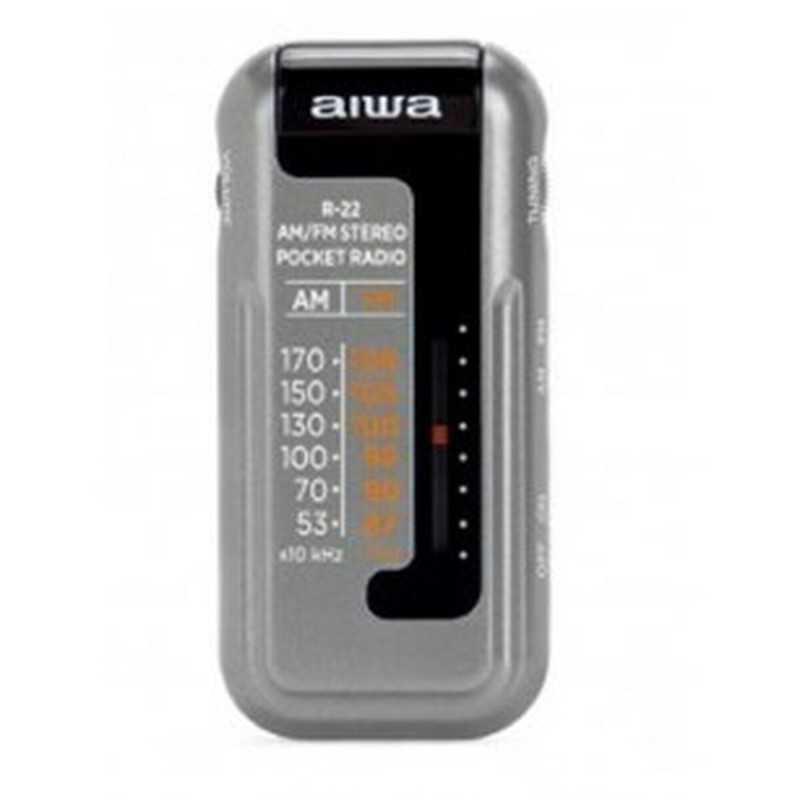 Radio Portatile Aiwa R22SL Grigio AM/FM