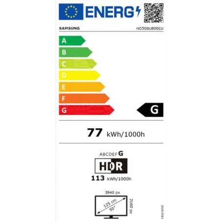 Televisione Samsung HG50BU800EUXEN 4K Ultra HD 50" LED HDR