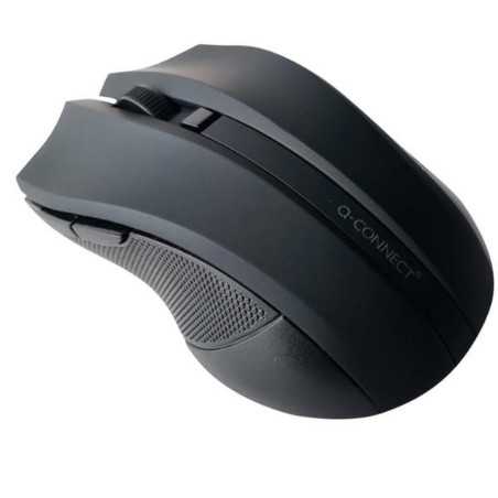 Mouse Ottico Wireless Q-Connect KF10969 Nero 1000 dpi