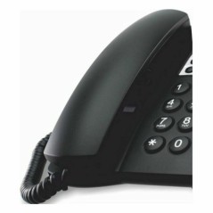 Telefono Fisso Haeger HG-1020 Nero 10 memorie Auricolare (Ricondizionati B)