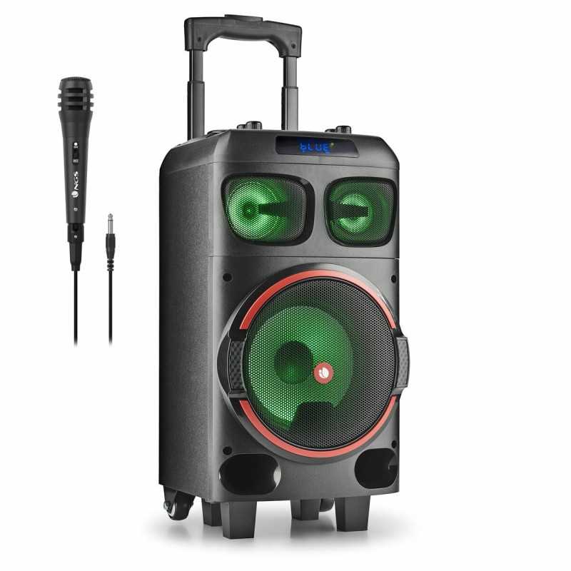 Altoparlante Bluetooth con Microfono Karaoke NGS WILD DUB ZERO 120W