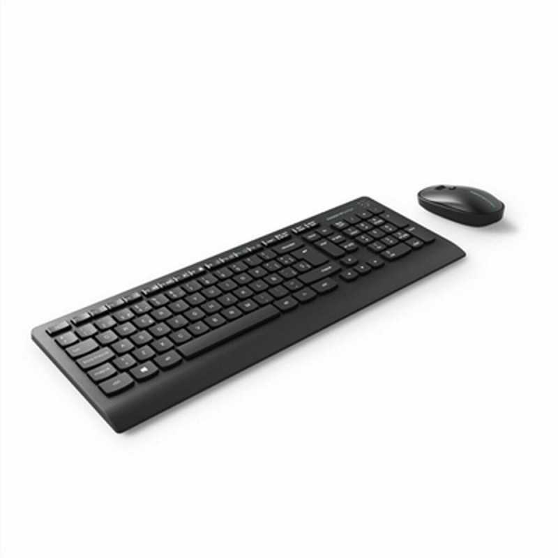 Tastiera e Mouse Energy Sistem 453016 Nero Qwerty in Spagnolo