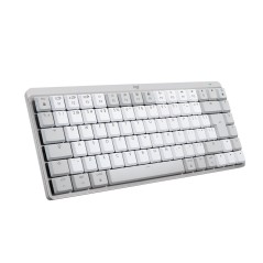 Tastiera Wireless Logitech 920-010799 Inglese EEUU Bianco QWERTY Bianco/Grigio