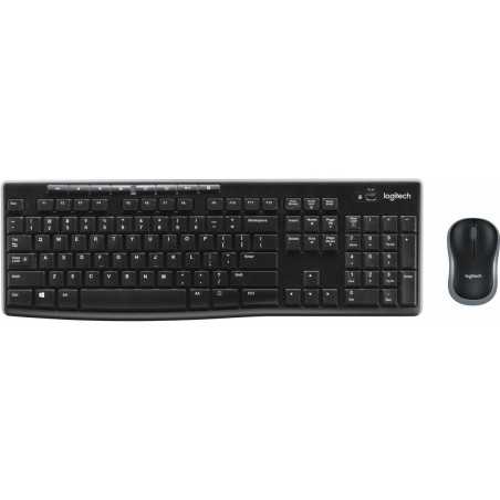 Tastiera e Mouse Logitech MK270 Nero Tedesco QWERTZ