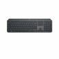 Tastiera Logitech MX Keys Qwertz Tedesco Multicolore Acciaio