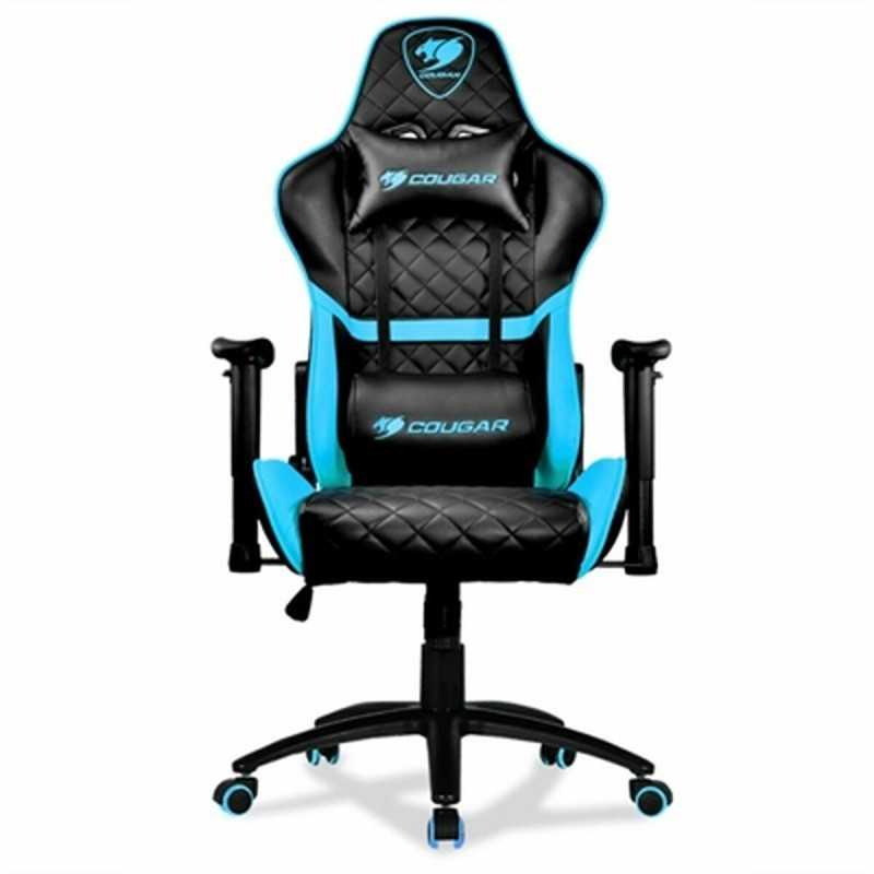 Sedia Gaming Cougar ARMOR ONE Schienale reclinabile Altezza regolabile Blu/Nero