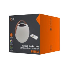 Altoparlante Bluetooth con Lampada LED KSIX Bubble Bianco 5 W Portatile