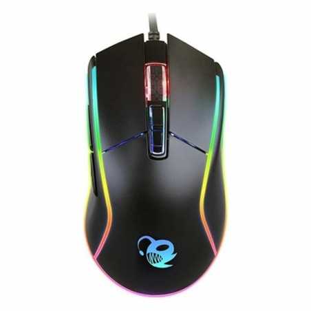 Mouse Gaming con LED CoolBox DG-MOU019-RGB RGB 6400 dpi 30 ips Nero