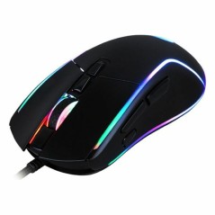 Mouse Gaming con LED CoolBox DG-MOU019-RGB RGB 6400 dpi 30 ips Nero