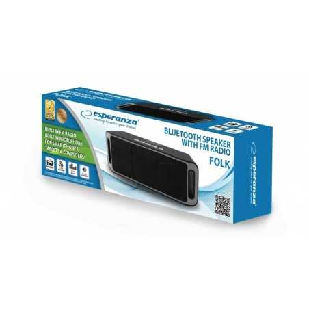 Altoparlante Bluetooth Portatile Esperanza EP126KE Nero Grigio 6 W