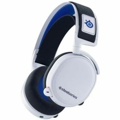 Auricolari con Microfono SteelSeries Arctis 7P+ Nero Azzurro Bianco Gaming Bluetooth/Wireless