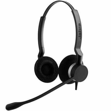 Auricolari con Microfono Jabra BIZ 2300 DUO Nero