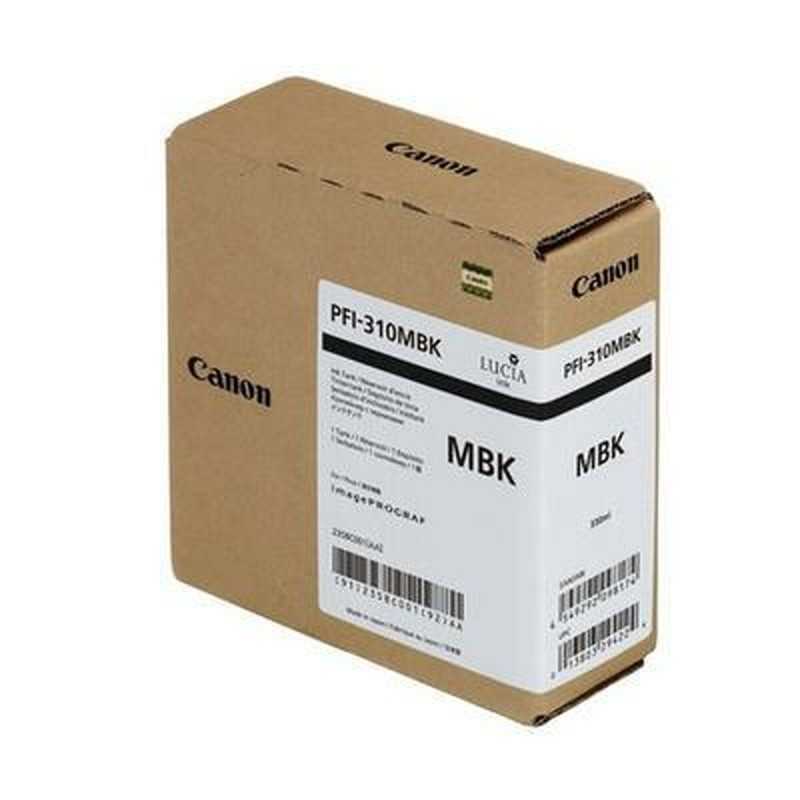 Cartuccia ad Inchiostro Originale Canon PFI-310MBK Nero