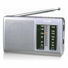 Radio AM/FM Haeger PR-BIB.001A Grigio