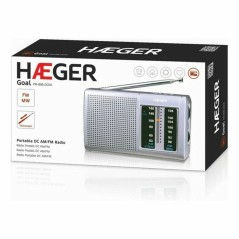 Radio AM/FM Haeger PR-BIB.001A Grigio