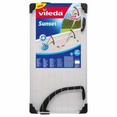 Stendibiancheria Vileda 157229 Sunset CJ6 Per appendere sul balcone Acciaio Bianco Resina (110 x 56 x 28 cm) (10 m)