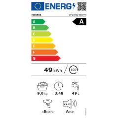 Lavatrice Hisense WFQA9014EVJMW 60 cm 1400 rpm 9 kg