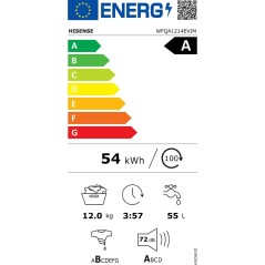 Lavatrice Hisense WFQA1214EVJM 60 cm 1400 rpm 12 kg