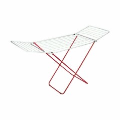 Stendibiancheria Pieghevole Confortime Bermeo 170 x 55 x 95 cm Bianco Rosso (4 Unità)