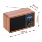 Radio Adler AD 1184 Nero Legno