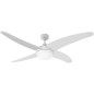 Ventilatore da Soffitto con Luce EDM 33806 Caspio Bianco 60 W