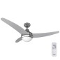 Ventilatore da Soffitto con Luce EDM Egeo 60 W Cromato