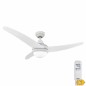 Ventilatore da Soffitto con Luce EDM 33803 Egeo Bianco 60 W