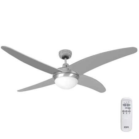 Ventilatore da Soffitto con Luce EDM 33807 Caspio 60 W