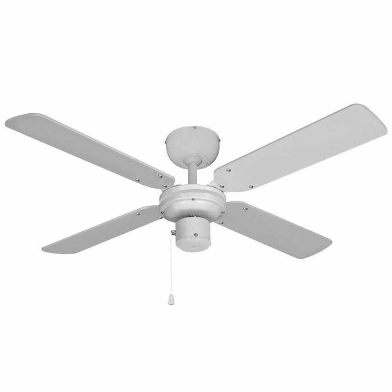 Ventilatore da Soffitto EDM 33802 Báltico Bianco 50 W ø 102 cm