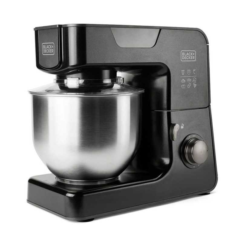 Robot da Cucina Black & Decker ES9130060B Nero Argentato 1000 W 5,2 L