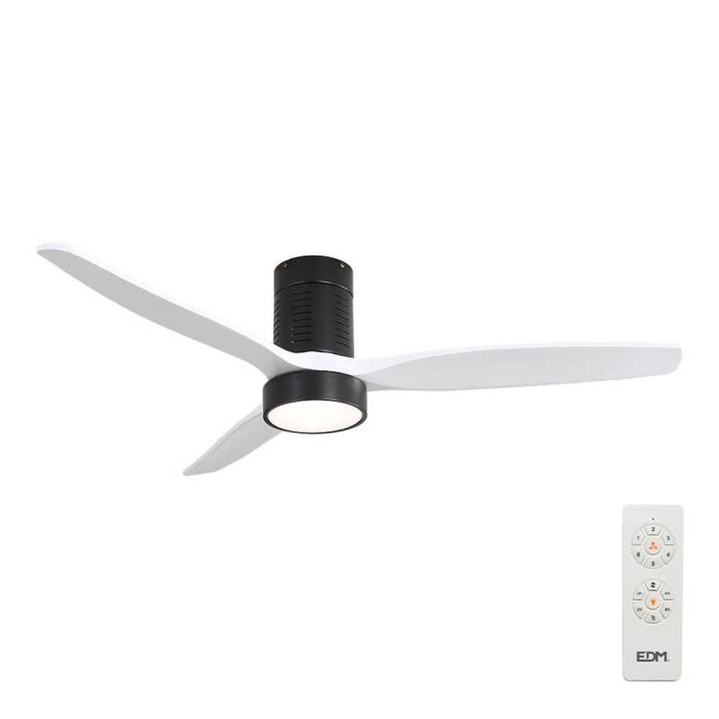 Ventilatore da Soffitto con Luce EDM 33825 Kara 30 W 2190 Lm