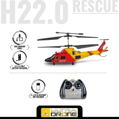 Elicottero Radiocomandato Mondo Ultradrone H22 Rescue