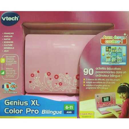 Computer portatile Vtech Genius XL Pro FR-EN Giocattolo Interattivo + 6 Anni