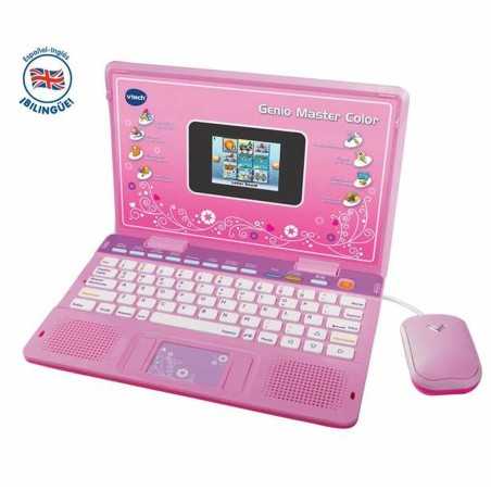 Computer giocattolo Vtech Genio Master Color ES-EN 18 x 27 x 4 cm Rosa