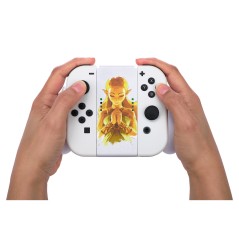 Controller Gaming Powera NSAC0059-01 Nintendo Switch Bianco/Dorato