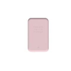 Power Bank con Caricabatterie senza fili Kreafunk Rosa 5000 mAh