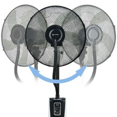 Ventilatore Nebulizzatore da Terra Grunkel FAN-G16NEBUPRO 75 W Nero