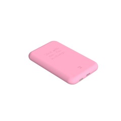 Power Bank con Caricabatterie senza fili Kreafunk Rosa 5000 mAh