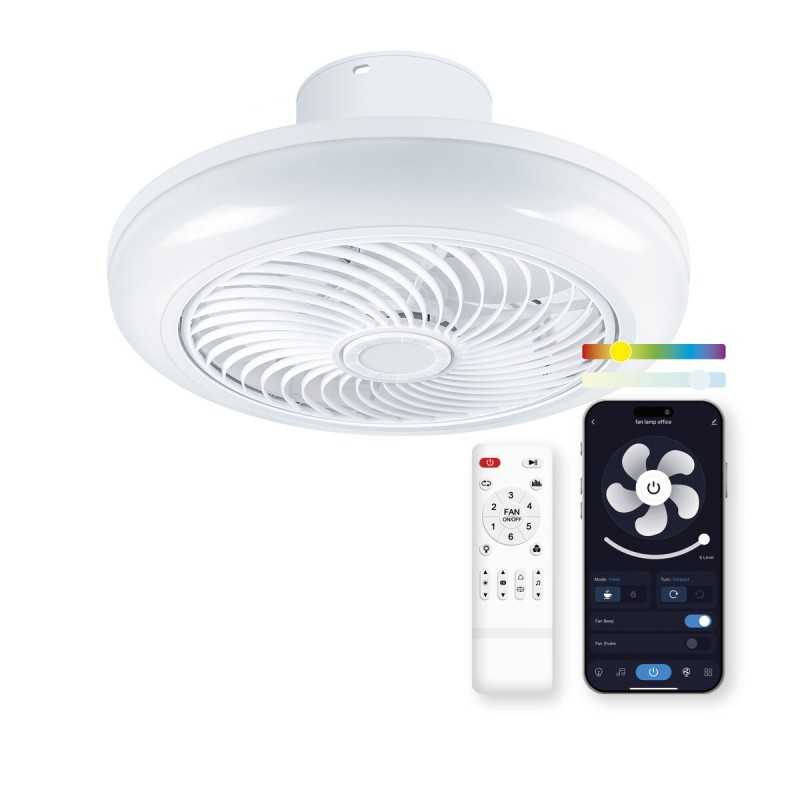 Ventilatore da Soffitto con Luce KSIX Siroco G (3000k - 6500k)