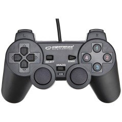 Controller Gaming Esperanza EG102 USB 2.0 Nero PC PlayStation 3