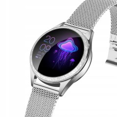 Smartwatch Oromed Smart Crystal Argentato 1,04"