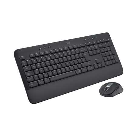 Tastiera e Mouse Wireless Logitech MK650 Grigio QWERTY