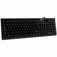 Tastiera con Lettore Bit4id TECLADO_MINIL_K Nero Qwerty in Spagnolo