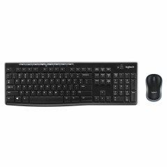 Tastiera e Mouse Wireless Logitech MK270 QWERTY Inglese