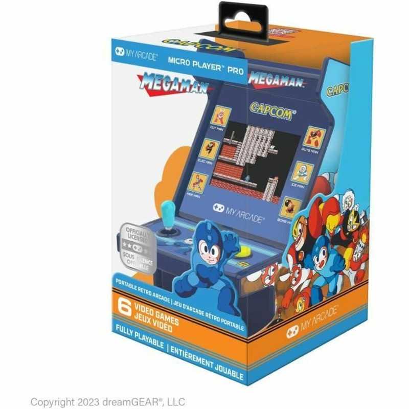 Console Portatile My Arcade Micro Player PRO - Megaman Retro Games Azzurro