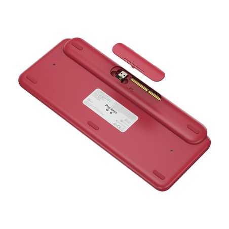 Tastiera Logitech POP Francese Multicolore Rosa AZERTY AZERTY