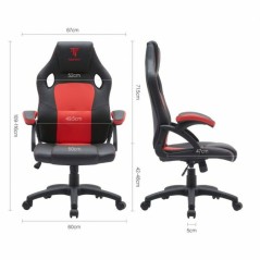 Sedia Gaming Tempest Discover  Rosso