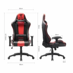 Sedia Gaming Tempest Vanquish  Rosso