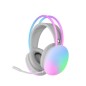 Auricolari con Microfono Mars Gaming MH-GLOW RGB Bianco