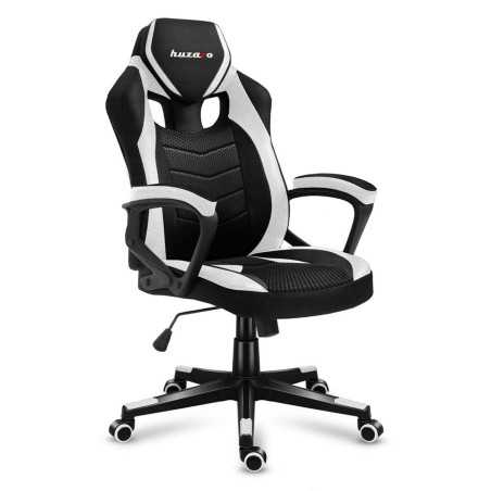 Sedia Gaming Huzaro HZ-Force 2.5 White Mesh         Bianco Nero